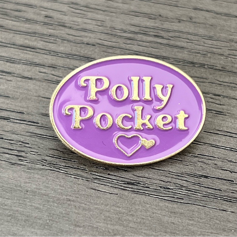 “Polly Pocket - Purple Oval Logo” - Enamel Pin